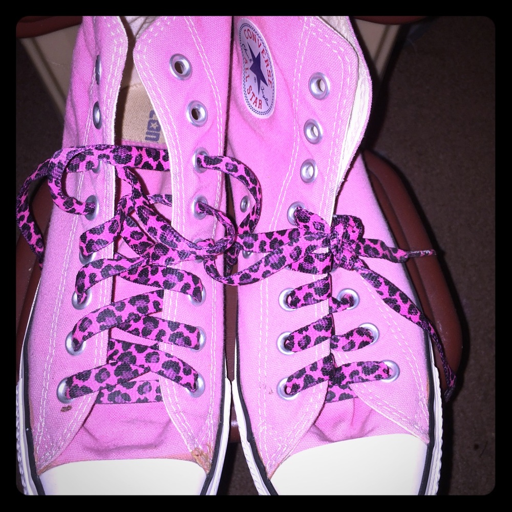 Pink High Top Converse All Star